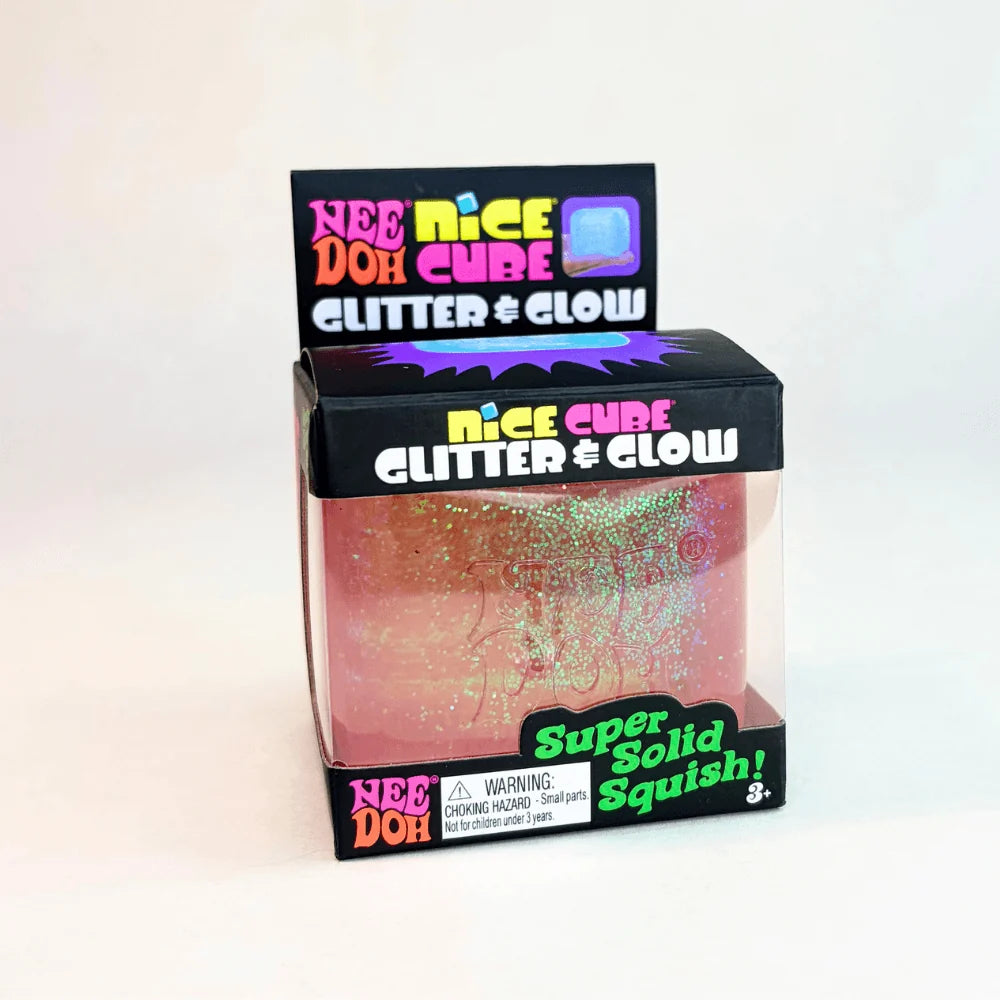NeeDoh Nice Cube Glitter & Glow