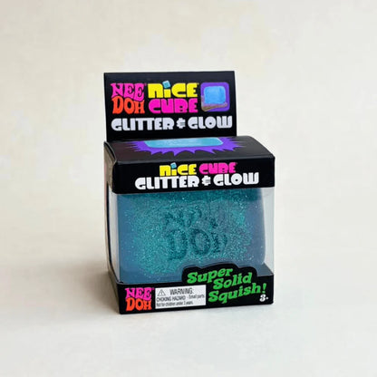 NeeDoh Nice Cube Glitter & Glow